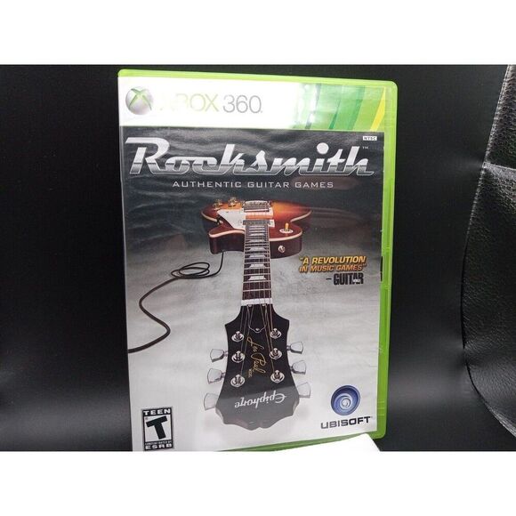 EUC Rocksmith (Microsoft Xbox 360, 2011) CIB No Manual - Picture 2 of 9